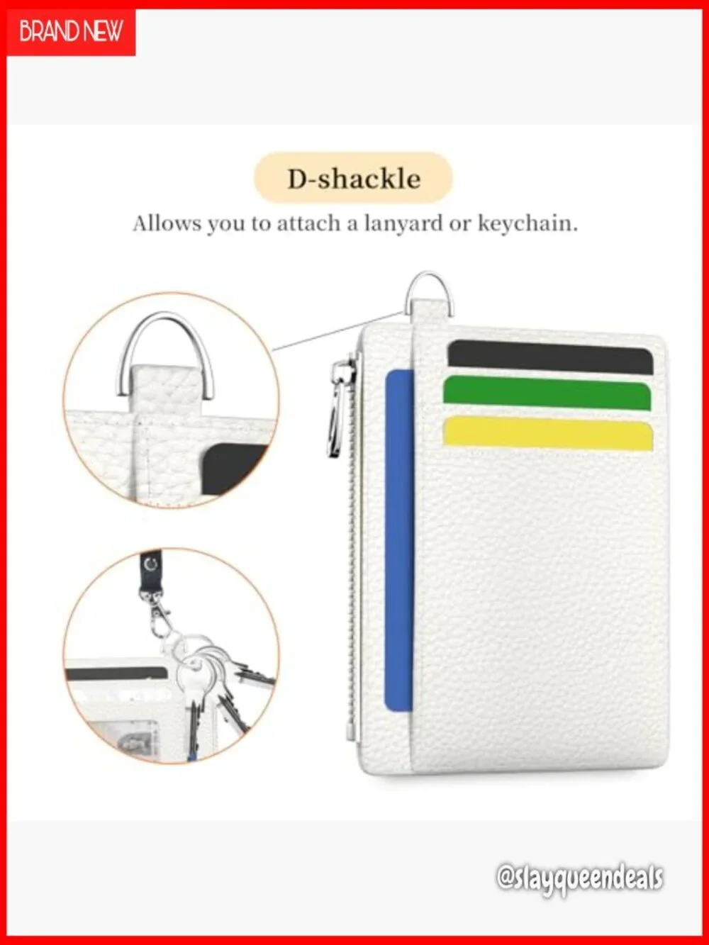 RFID Blocking Slim Card Wallet PU Leather Mini Credit Card Holder